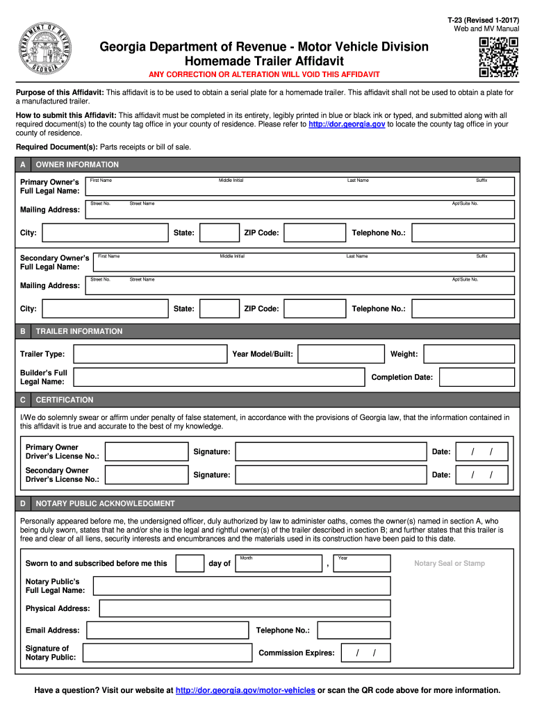 2009 Form GA T23 Fill Online, Printable, Fillable, Blank pdfFiller