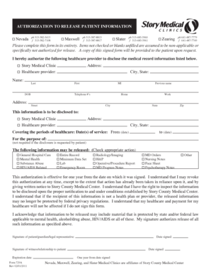 Authorization to Release Patient Information