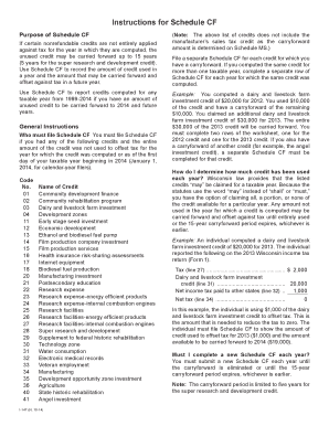 Wisconsin Schedule CF