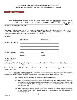 Commercial Real Estate Purchase Agreement
