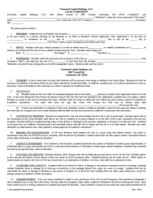 Residential Lease Agreement
