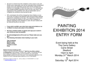 Debt elimination worksheet - PAINTING EXHIBITION 2014 ENTRY FORM - community lincolnshire gov