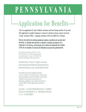 Pennsylvania Application for Benefits