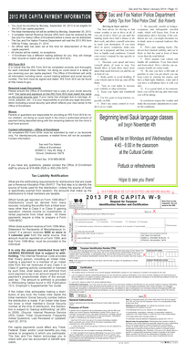 Sac and Fox Nation W-9 Form