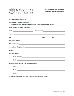 grant application cover letter samples