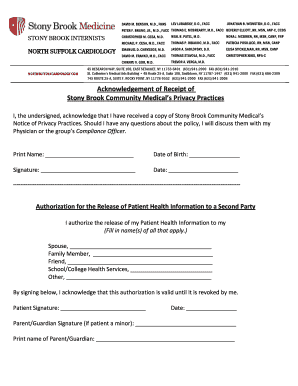 Stony Brook Community Medical Privacy Notice