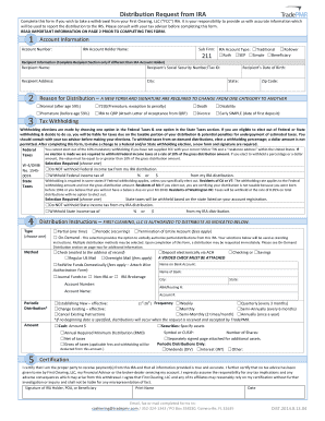 IRA Distribution Request Form
