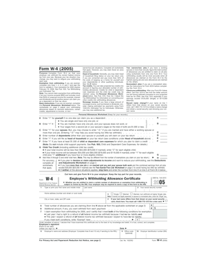 Form W-4 Employee's Withholding Allowance Certificate