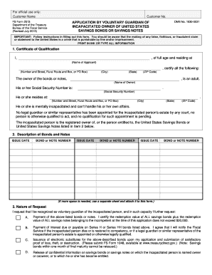 FS Form 2513 Application by Voluntary Guardian