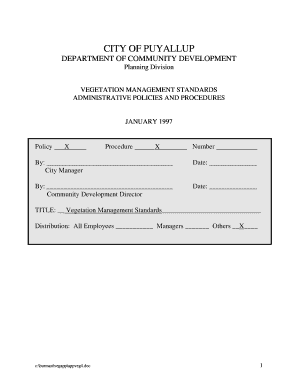 Detailed project report format - Vegetation Management Standards.doc. Project Report Template - cityofpuyallup