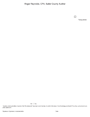 Ohio Real Property Conveyance Fee Exemption Form