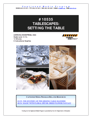 Tablescapes: Setting the Table