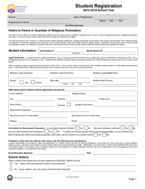 Student Registration Form