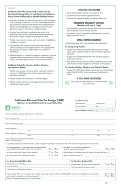 California CARE/FERA Rate Discount Application