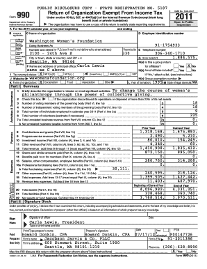 IRS Form 990 2011