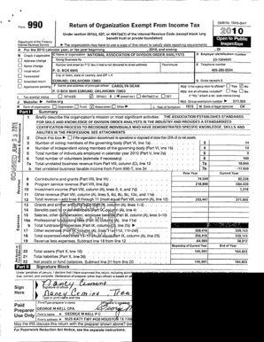 Form 990 Return of Organization Exempt From Income Tax