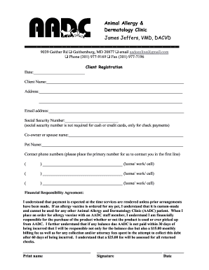 Client Registration Form
