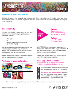 The Color Run 2014 Waiver