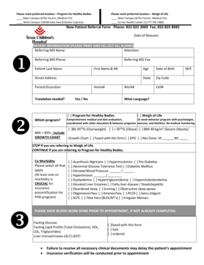 New Patient Referral Form