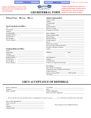 GRI Referral Form