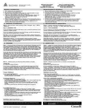 Non-Resident Firearm Declaration