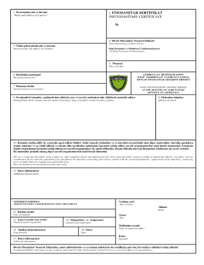 Phytosanitary Certificate for Re-export