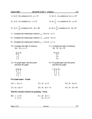 Math Worksheet