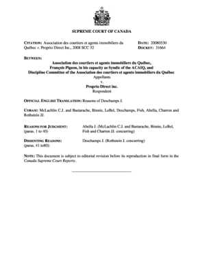 Fillable Online Lexisnexis Citation Association Des Courtiers Et Agents Immobiliers Du Lexisnexis Fax Email Print Pdffiller