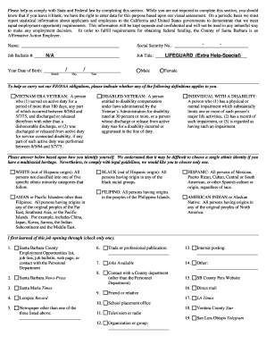 Santa Barbara County Employment Application