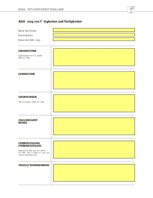 Checkliste für Kindergärtnerin
