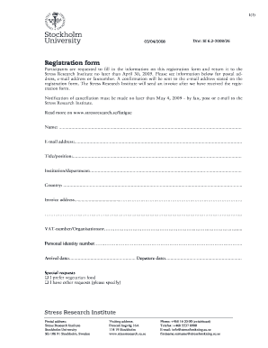 Registration Form