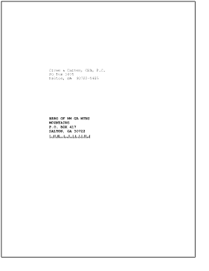 Form 990 Tax Return Instructions