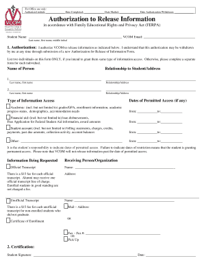 Authorization to Release Information