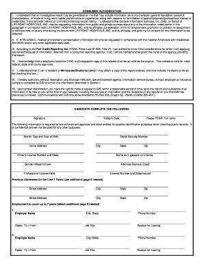 Employment Authorization Form