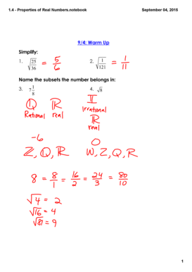 Properties of Real Numbers Worksheet