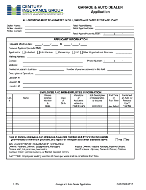 Garage and Auto Dealer Application