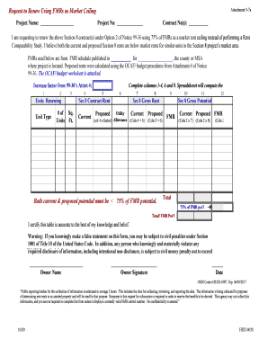 Section 8 Contract Renewal Request