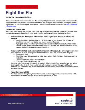 Editable flu shot declination form cdc - Fill Out, Print & Download
