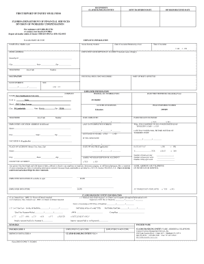 Florida First Report of Injury or Illness