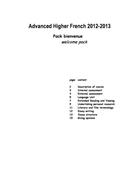 Fillable Online Induction bookletdoc Fax Email Print - pdfFiller