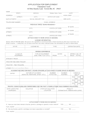 Motorcoach Operator Application Form