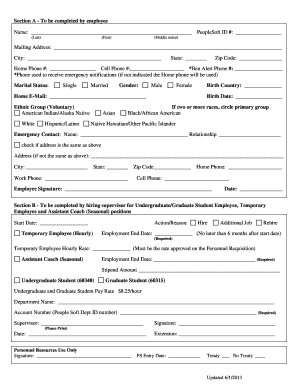 Employment Confirmation Form