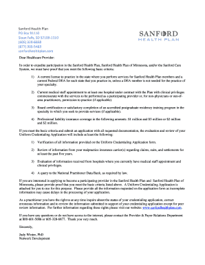 Minnesota Uniform Credentialing Application