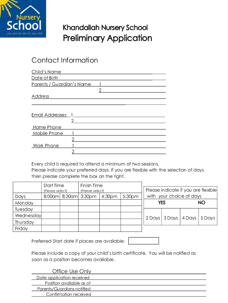 Form preview