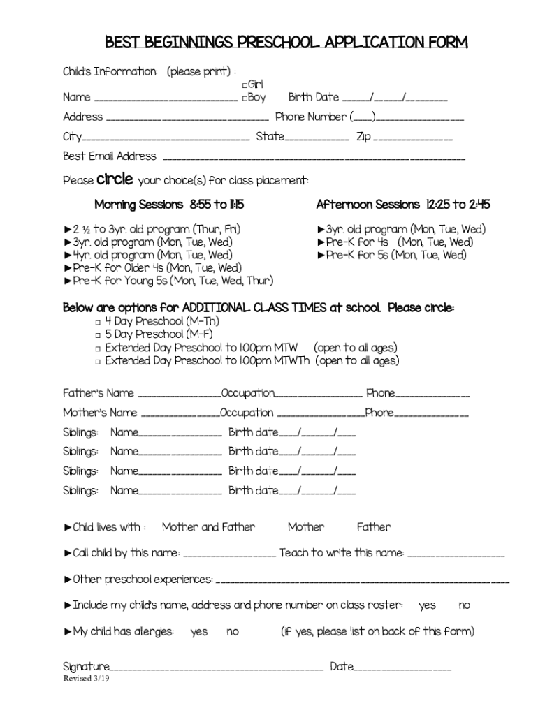 Form preview