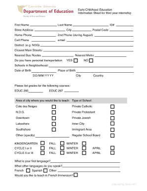 Form preview