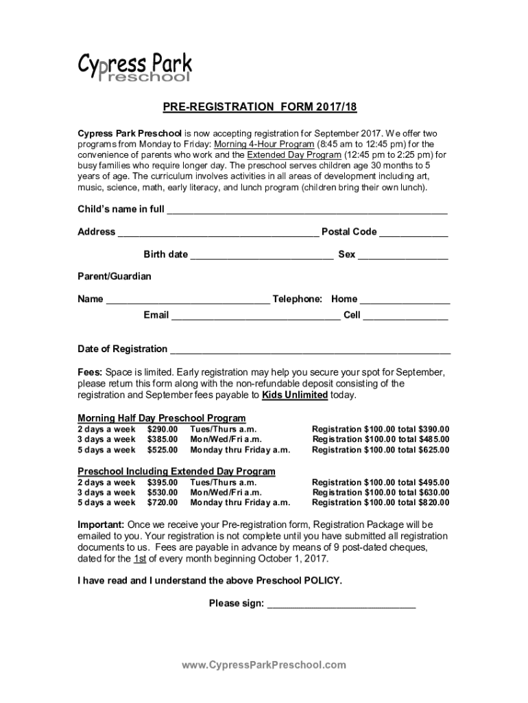 Form preview