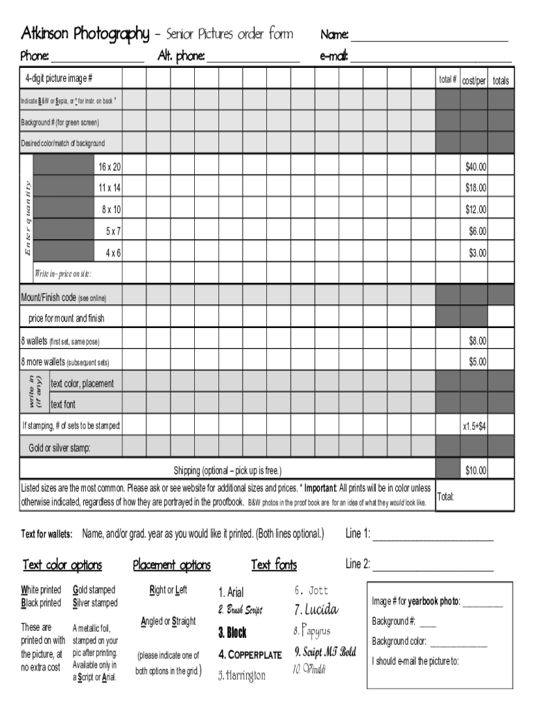 Form preview