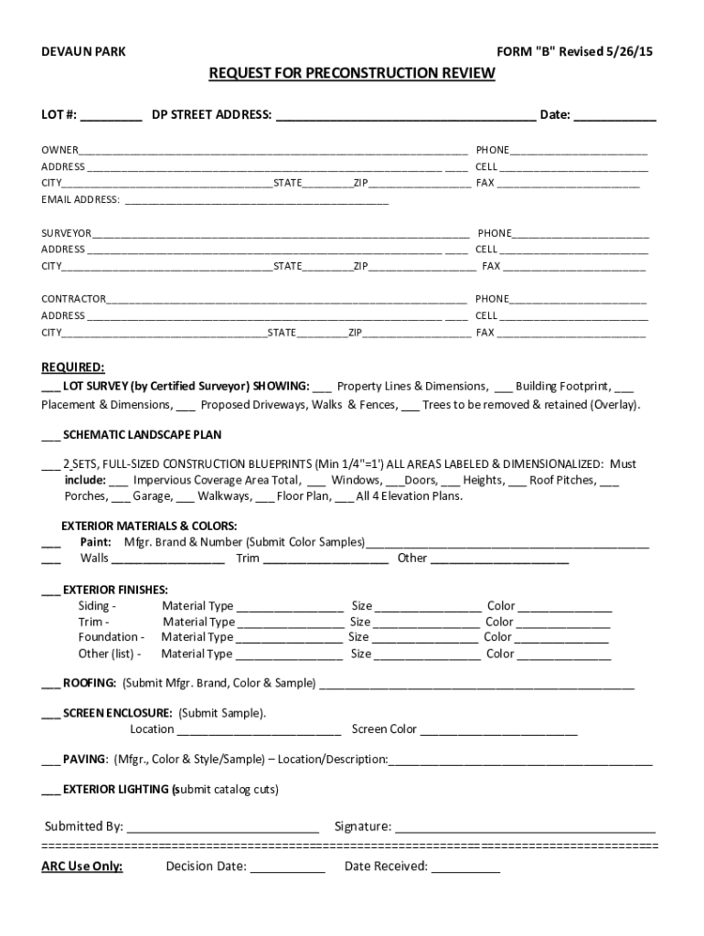 Form preview