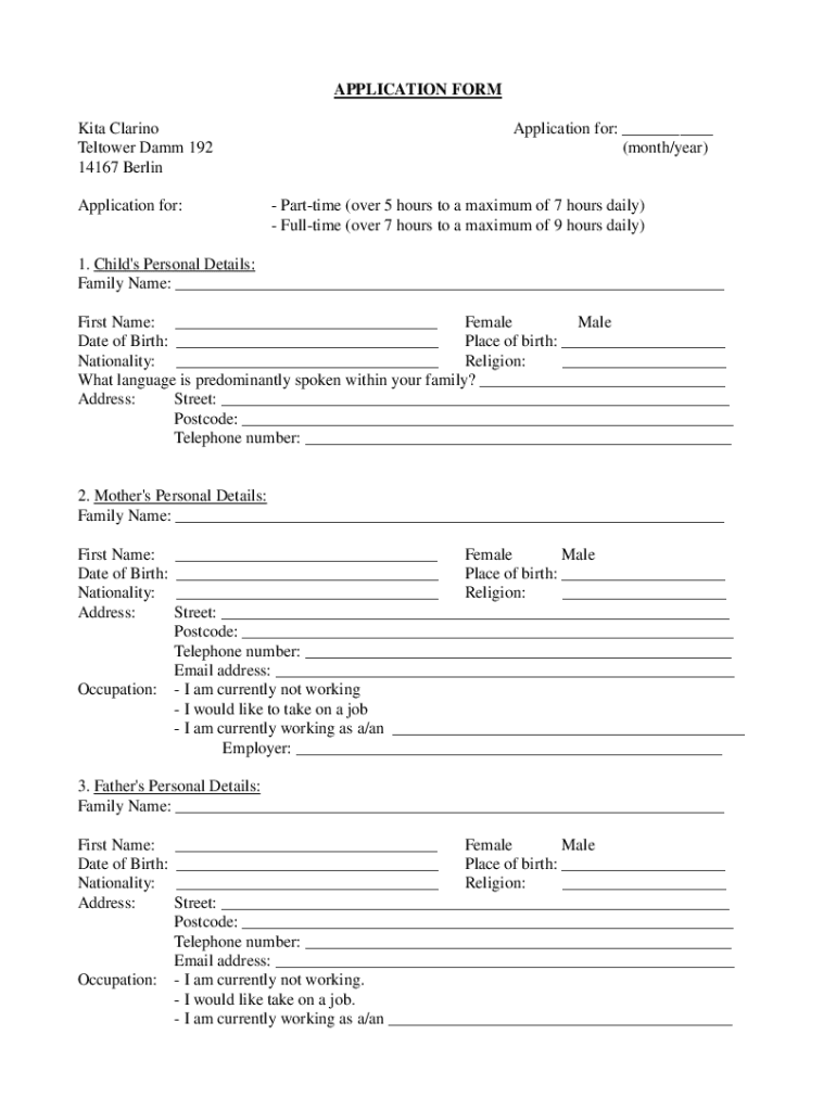 Form preview